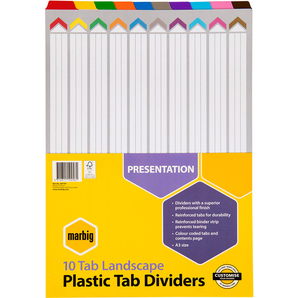A3 Dividers
