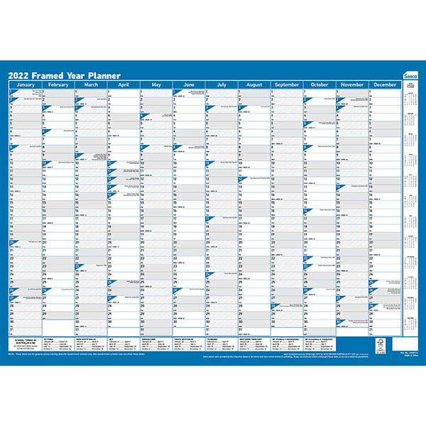 Sasco Framed Planner